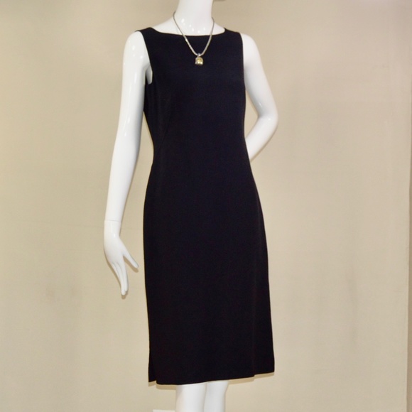 2 piece Escada Black Dress with Matching Coat Made in Italy 🇮🇹 - Picture 4 of 14